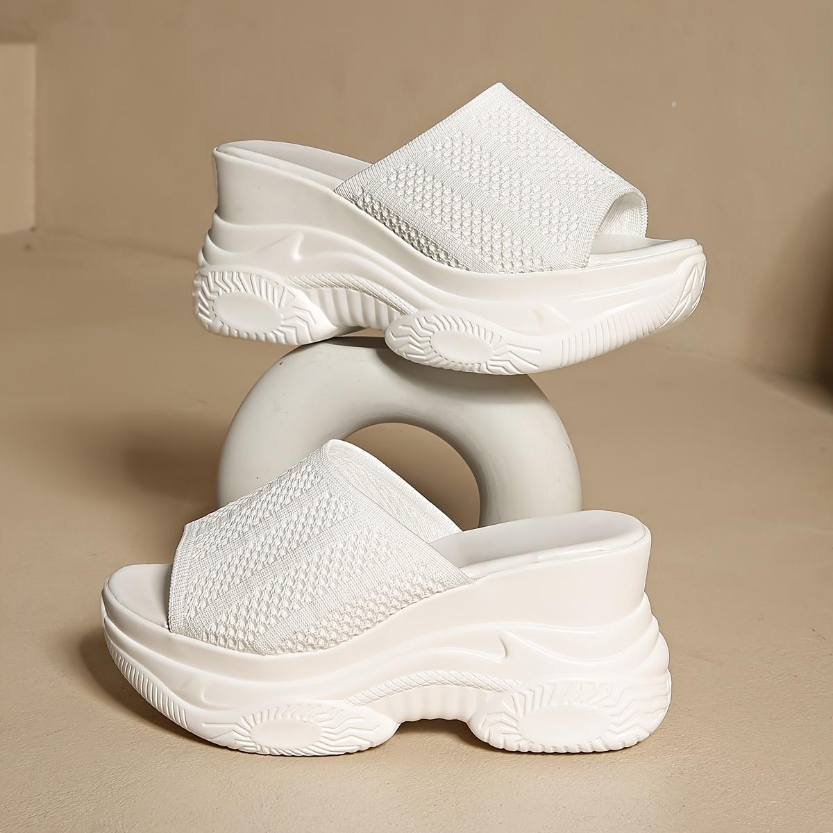 High Heeled Slippers for Women in Summer, New Thick Soled Internet Famous Fashion Wedge Heel Sand 42 білий
High Heeled Slippers for Women in Summer, New Thick Soled Internet Famous Fashion Wedge Heel Sand 42 білий