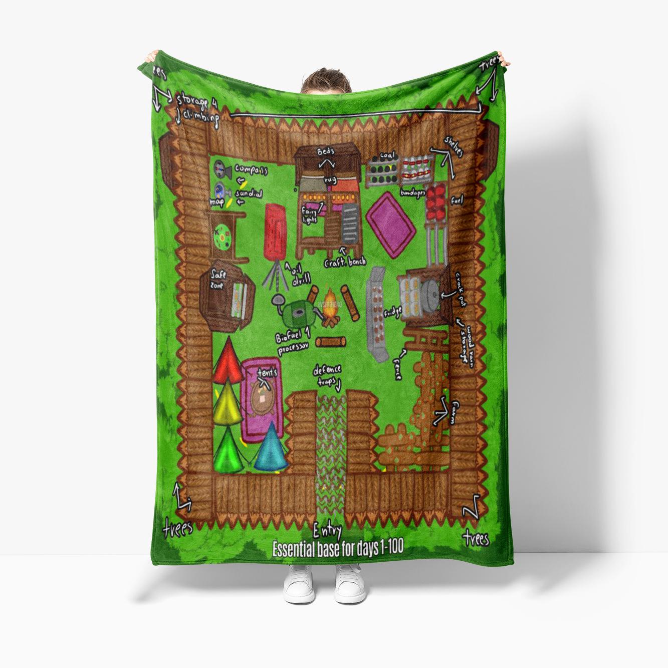 Game 99 Nights in the Forest Flannel Blankets, Soft Warm Blanket,For Home Bedroom Bed Sofa Picnic Travel Office Cover Blanket 75x90cm
Game 99 Nights in the Forest Flannel Blankets, Soft Warm Blanket,For Home Bedroom Bed Sofa Picnic Travel Office Cover Blanket 75x90cm