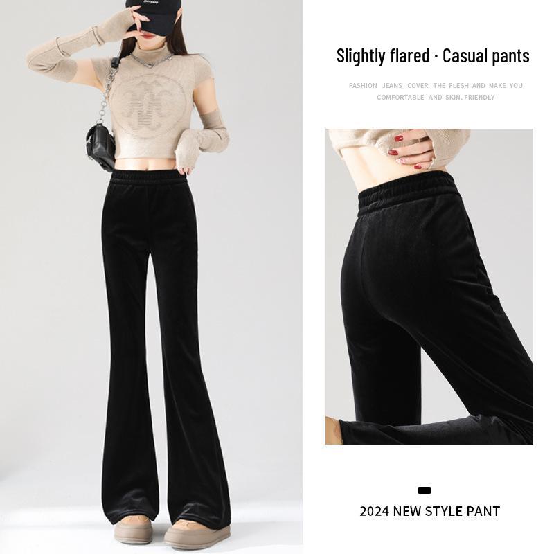 2026 Petite Women s Black & Gold Velvet Micro-Flare Pants for Spring/Autumn XL - 117-128 lbs
2026 Petite Women s Black & Gold Velvet Micro-Flare Pants for Spring/Autumn XL - 117-128 lbs