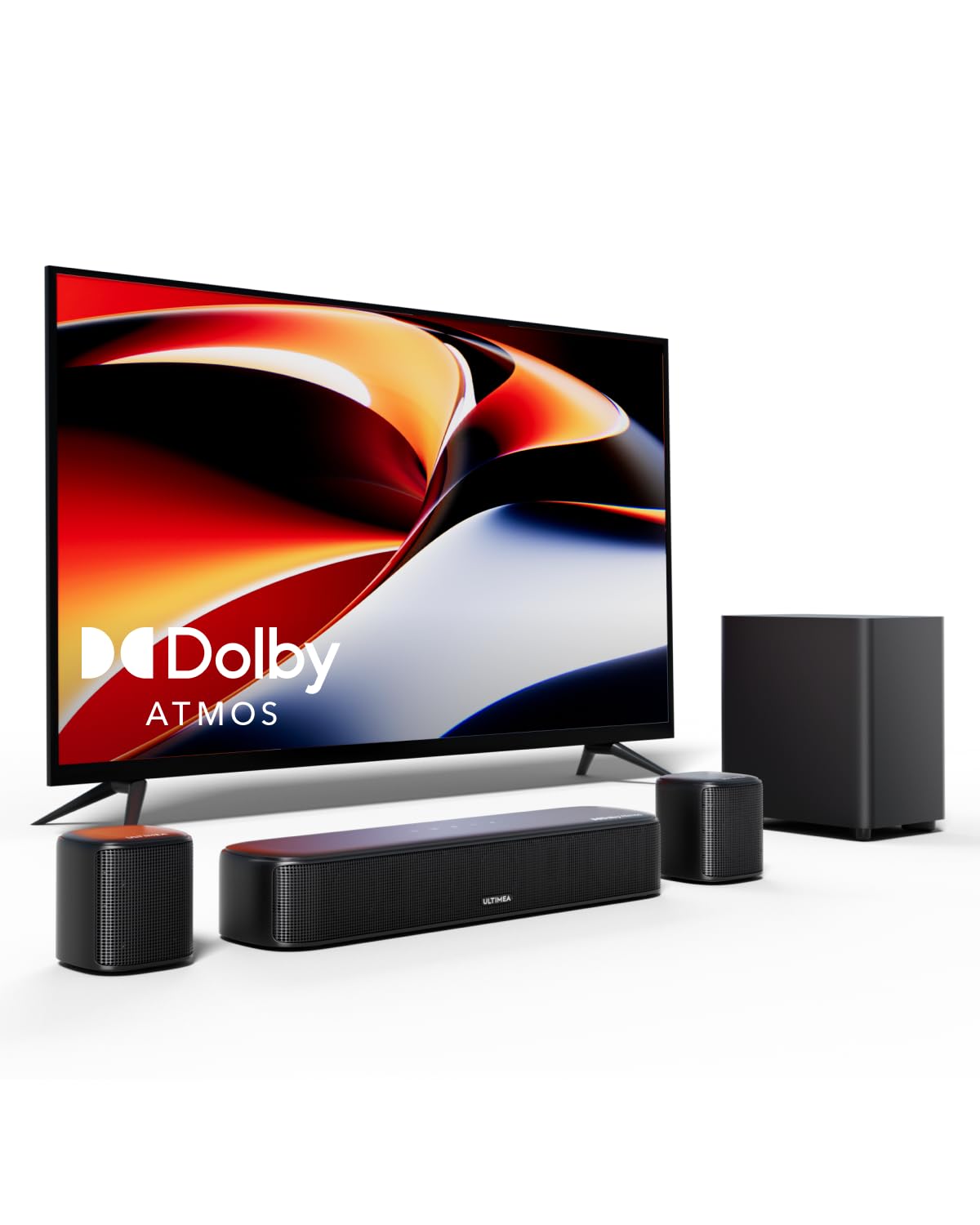 ULTIMEA Dolby Atmos Soundbar for TV Surround Sound System App Control Home Theater with Subwoofer TV Soundbar with Surround Speakers Compatible
ULTIMEA Dolby Atmos Soundbar for TV Surround Sound System App Control Home Theater with Subwoofer TV Soundbar with Surround Speakers Compatible