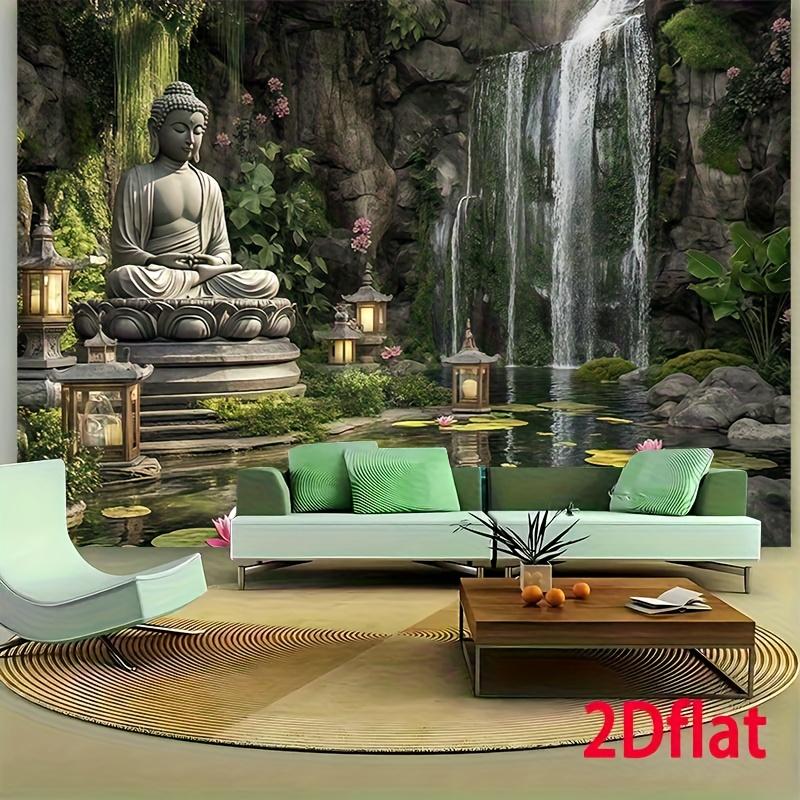 2D Flat 1pc Buddha Meditation Garden Tapestry Waterfall Lotus Pond Zen Living Room Wall Art Decor 74x94cm(29x37in)
2D Flat 1pc Buddha Meditation Garden Tapestry Waterfall Lotus Pond Zen Living Room Wall Art Decor 74x94cm(29x37in)