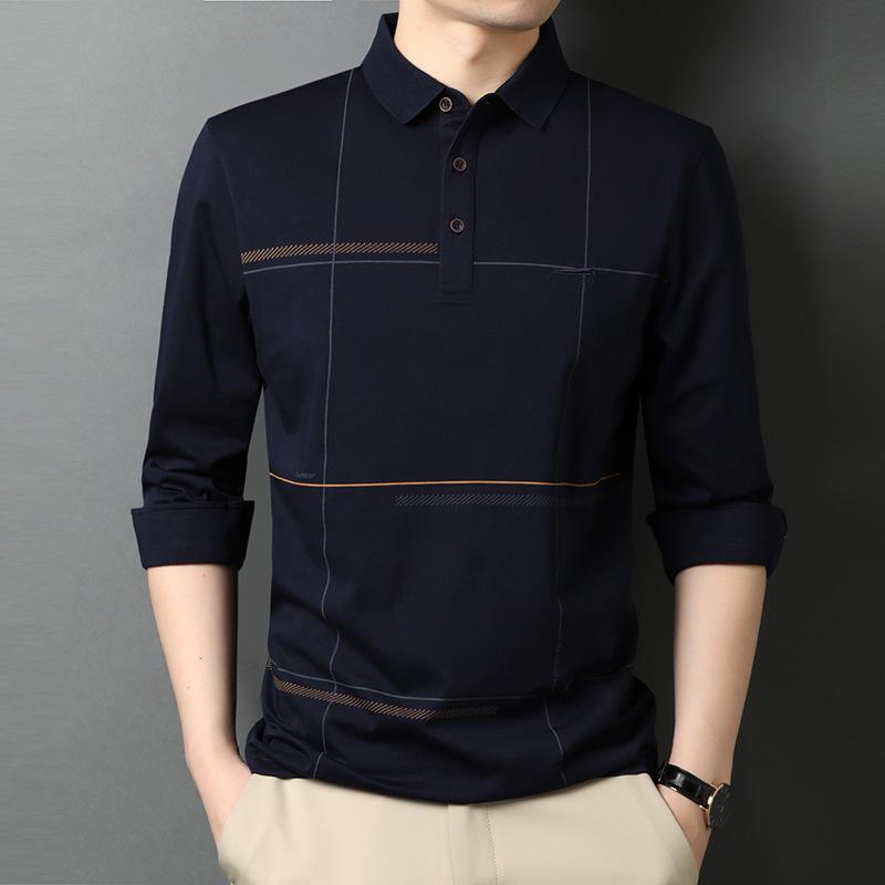 Весна и осень Новые мужские рубашки поло с длинным рукавом, свободные топы с лацканами для молодых и мужчин среднего возраста 3XL
Весна и осень Новые мужские рубашки поло с длинным рукавом, свободные топы с лацканами для молодых и мужчин среднего возраста 3XL