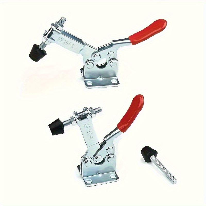 2pcs Red Toggle Clamps Flat-Press Quick-Release Clamps Clamp Tensioner GH-201B - 100.0kg Quick-Release Durable Metal Hand Tool
2pcs Red Toggle Clamps Flat-Press Quick-Release Clamps Clamp Tensioner GH-201B - 100.0kg Quick-Release Durable Metal Hand Tool