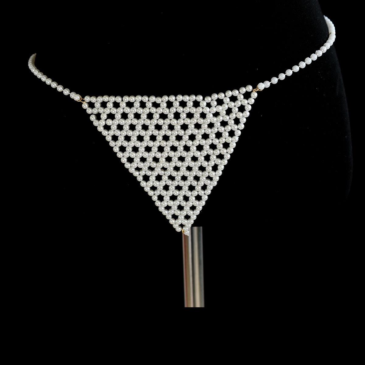 Ethnic style handmade woven pearl waist tassel long skirt body chain, performance clothing accessories
Ethnic style handmade woven pearl waist tassel long skirt body chain, performance clothing accessories