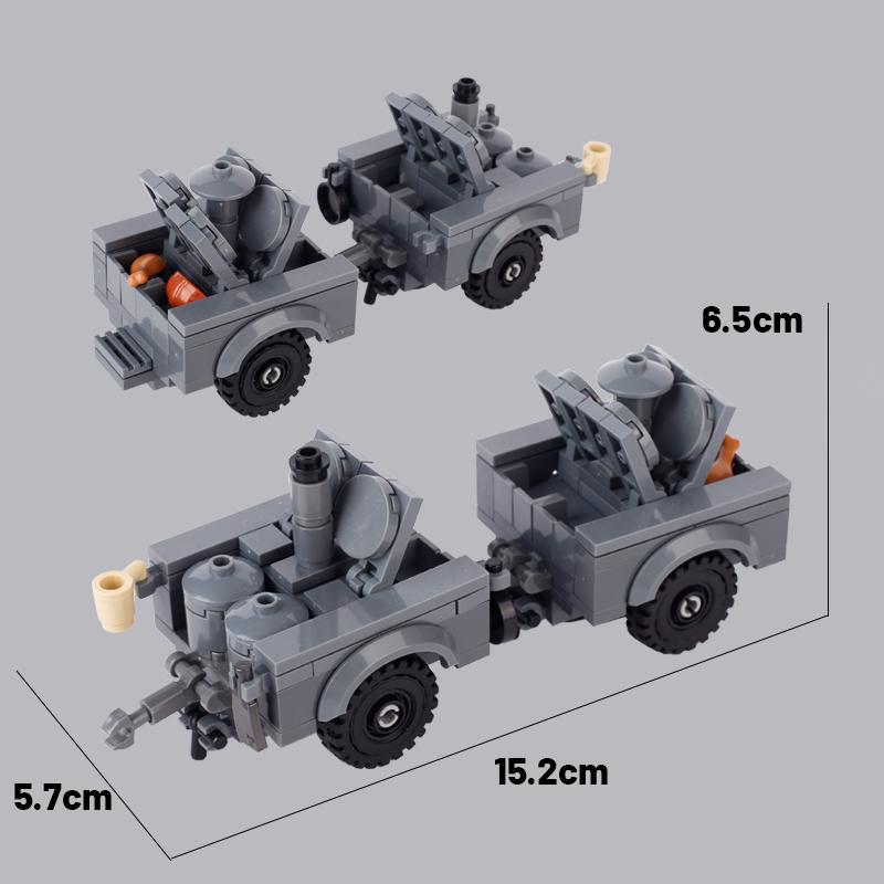 Конструктори військових транспортних засобів Другої світової війни Гармати Штурмова броньована машина Бойовий танк Автомобіль Вантажівка Армійська зброя Розвиваючі іграшки для дітей
Конструктори військових транспортних засобів Другої світової війни Гармати Штурмова броньована машина Бойовий танк Автомобіль Вантажівка Армійська зброя Розвиваючі іграшки для дітей