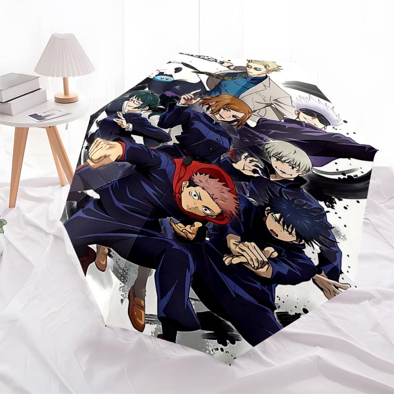1pc Jujutsu Kaisen Characters Auto Open Close Umbrella Portable 3-Fold Design with Iron Frame Outdoor Perfect Gift for Fans, Travelers, Daily Use.M045
1pc Jujutsu Kaisen Characters Auto Open Close Umbrella Portable 3-Fold Design with Iron Frame Outdoor Perfect Gift for Fans, Travelers, Daily Use.M045