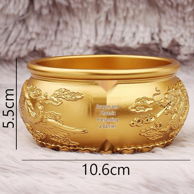 Латунный Дракон и Феникс Горшок с сокровищами: Металлическое настольное украшение, привлекающее богатство, для декора дома или магазина
Латунный Дракон и Феникс Горшок с сокровищами: Металлическое настольное украшение, привлекающее богатство, для декора дома или магазина