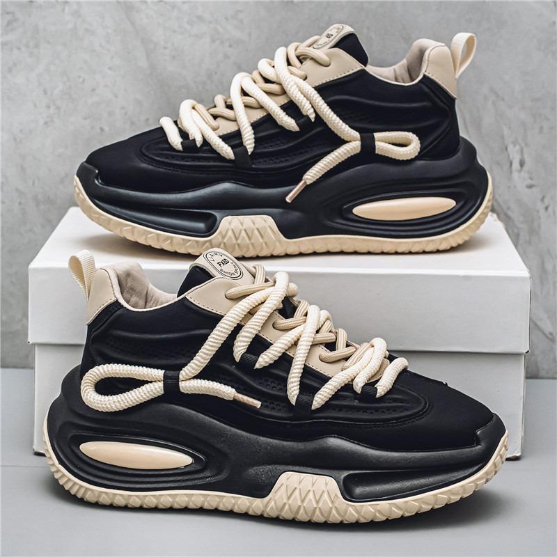 Autumn Winter Men s Thick-soled Heightening Student Leather Casual Sports Shoes Versatile Air-cushion Shoes 39 чорний
Autumn Winter Men s Thick-soled Heightening Student Leather Casual Sports Shoes Versatile Air-cushion Shoes 39 чорний