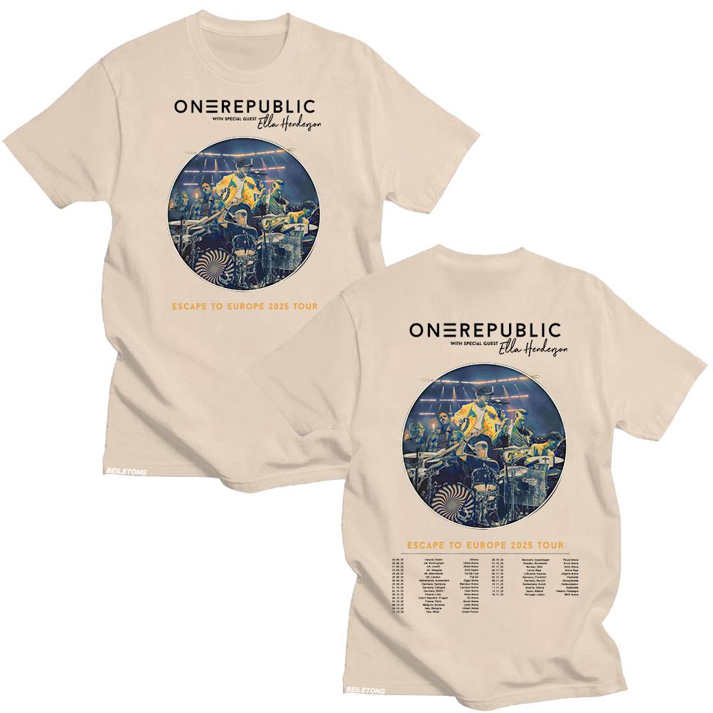 OneRepublic Escape To Europe 2026 Tour T-shirt OneRepublic Fans Gift Perfect Tee Cotton Casual New Unisex Tops Trends Y2k TShirt XXXL коричневий
OneRepublic Escape To Europe 2026 Tour T-shirt OneRepublic Fans Gift Perfect Tee Cotton Casual New Unisex Tops Trends Y2k TShirt XXXL коричневий