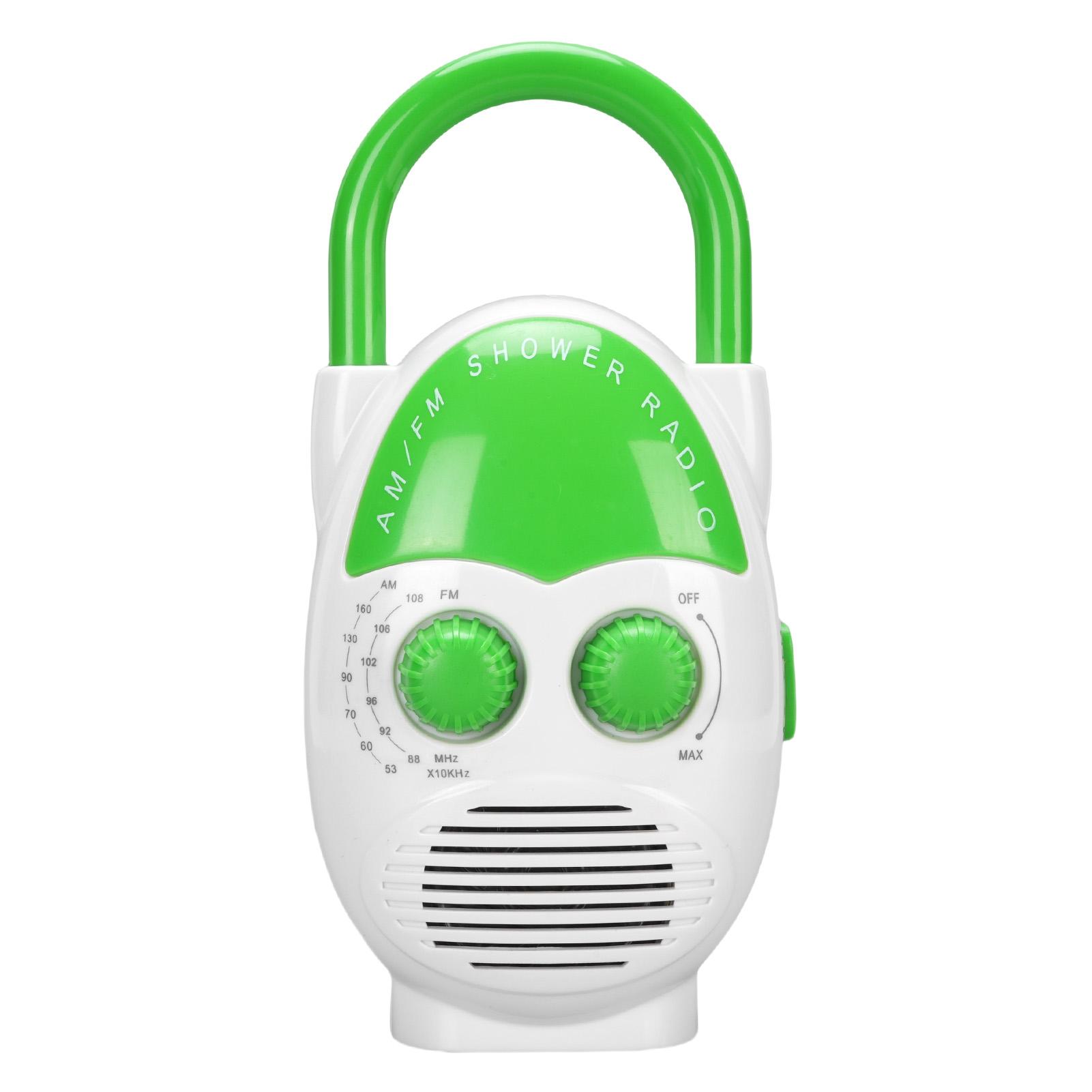 Shower Radio 3.03x2.28x6.10in Portable Waterproof AM FM two Band Radio Green Battery Operated Radio Outings Travel Entertainment зелений
Shower Radio 3.03x2.28x6.10in Portable Waterproof AM FM two Band Radio Green Battery Operated Radio Outings Travel Entertainment зелений