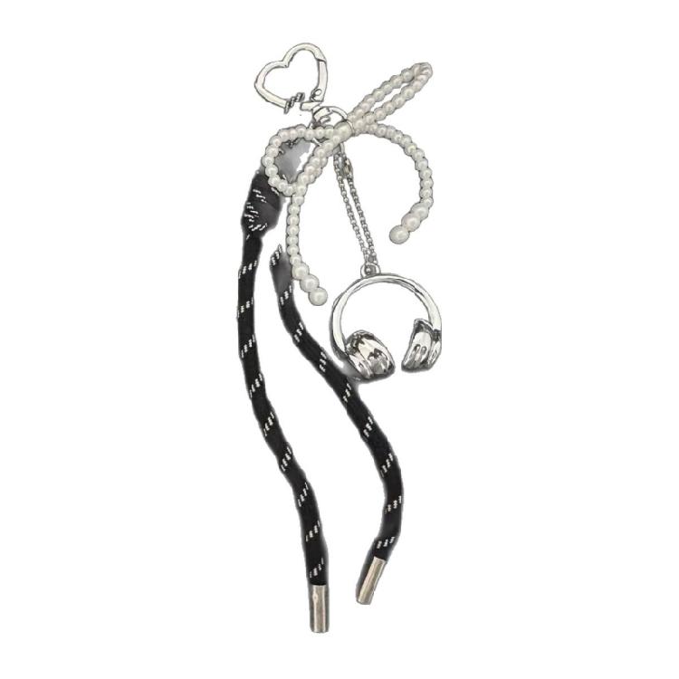 Chic Woven Key Ring Multifunctional Bag Charm Sturdy Metal Craft Lightweight Portable Design Ideal Gift For Loved Ones чорний
Chic Woven Key Ring Multifunctional Bag Charm Sturdy Metal Craft Lightweight Portable Design Ideal Gift For Loved Ones чорний