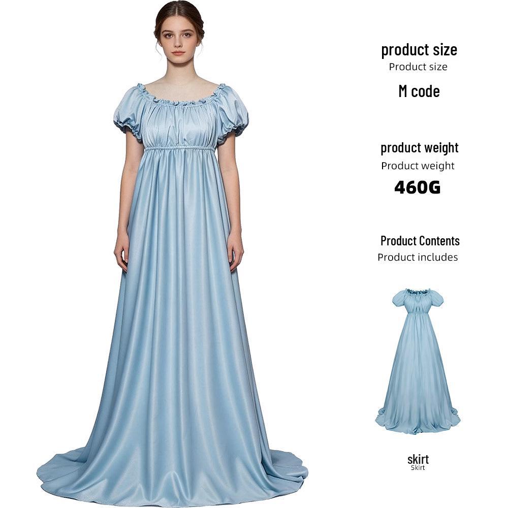 Bridgerton Medieval Retro Ball Gown Cosplay Dress for Stage Performance Adult M
Bridgerton Medieval Retro Ball Gown Cosplay Dress for Stage Performance Adult M
