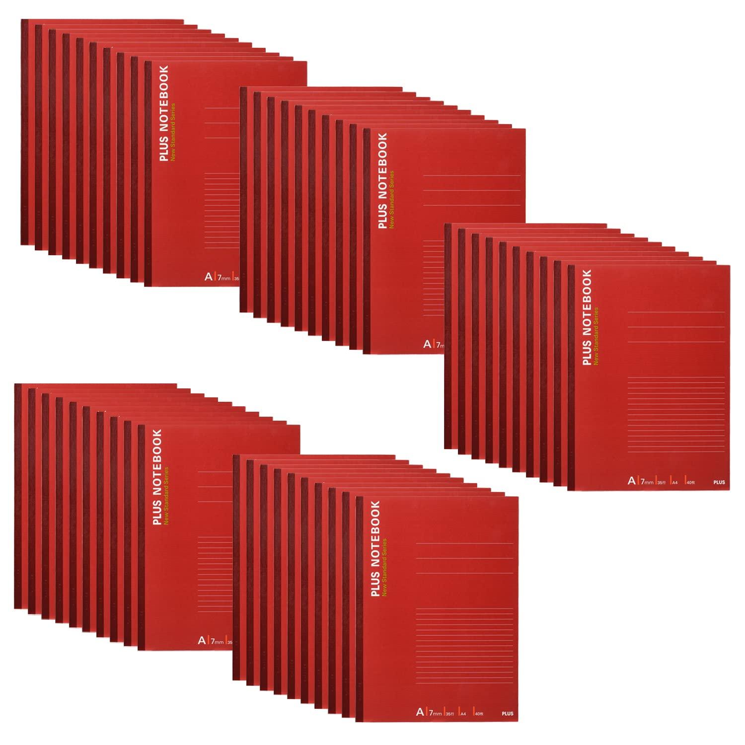 PLUS Note A4 Red 50 books 40 (No. 1) NO-204AS 76-713 ×50 A4, sheets, A-lined (7mm width)
PLUS Note A4 Red 50 books 40 (No. 1) NO-204AS 76-713 ×50 A4, sheets, A-lined (7mm width)
