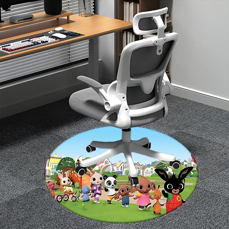 Bing Rabbit, Chair mat Round Rug-Office carpet, Machine Washable, Non-slip, Suitable for Living Rooms, Bedrooms, Entryways, and Holiday-them 80cm by 80cm
Bing Rabbit, Chair mat Round Rug-Office carpet, Machine Washable, Non-slip, Suitable for Living Rooms, Bedrooms, Entryways, and Holiday-them 80cm by 80cm