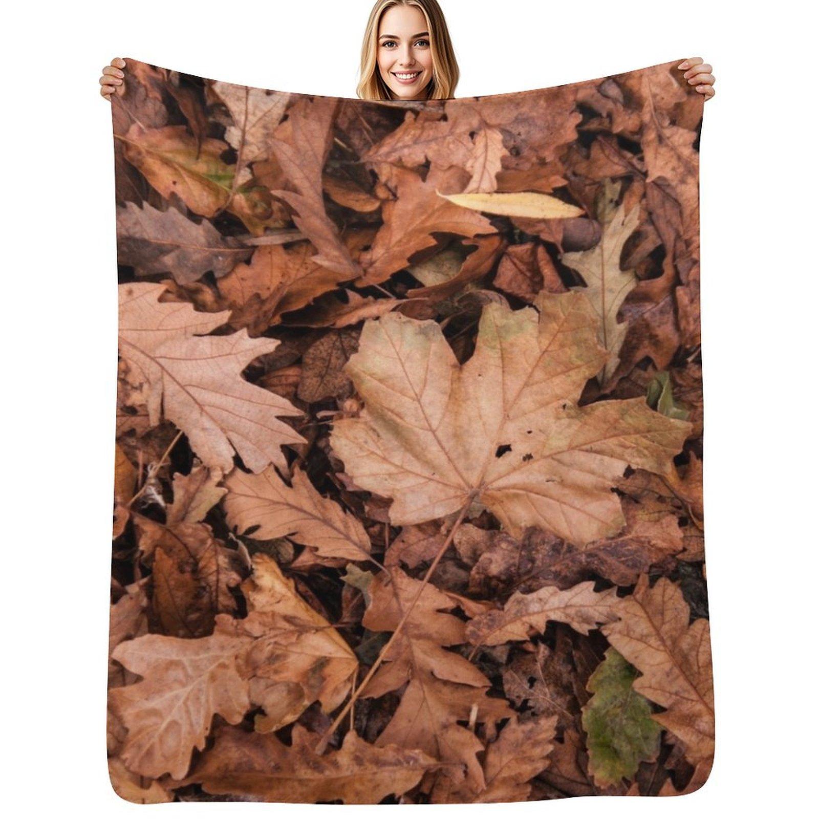 Dried Leaves Throw Blanket Cozy Napping Blanket Gift for Mom Dad 102x76cm(40x30in)
Dried Leaves Throw Blanket Cozy Napping Blanket Gift for Mom Dad 102x76cm(40x30in)