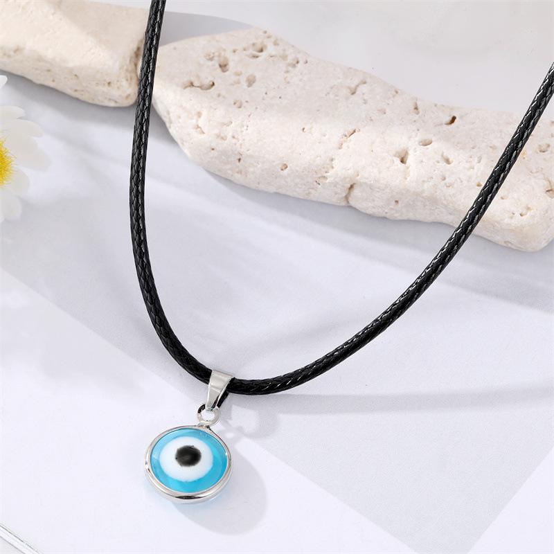 Lucky Turkish Evil Eye Necklace Blue Eye Glass Pendant Charm Chain Choker For Women Men Zircon Gifts
Lucky Turkish Evil Eye Necklace Blue Eye Glass Pendant Charm Chain Choker For Women Men Zircon Gifts