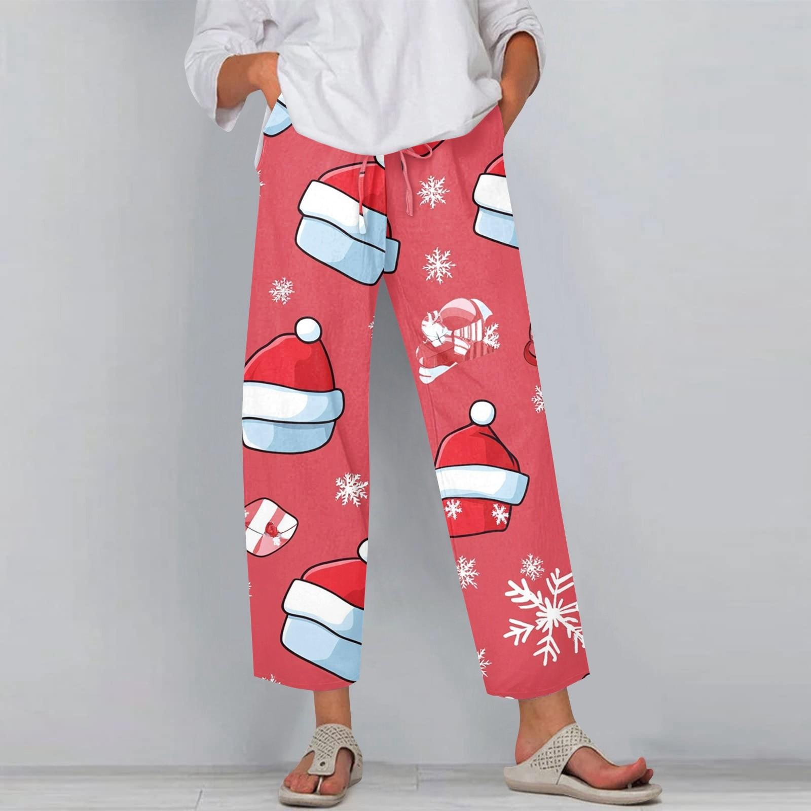 Женские модные повседневные брюки с принтом рождественского снеговика, карманом на шнурке и эластичной талией L
Женские модные повседневные брюки с принтом рождественского снеговика, карманом на шнурке и эластичной талией L