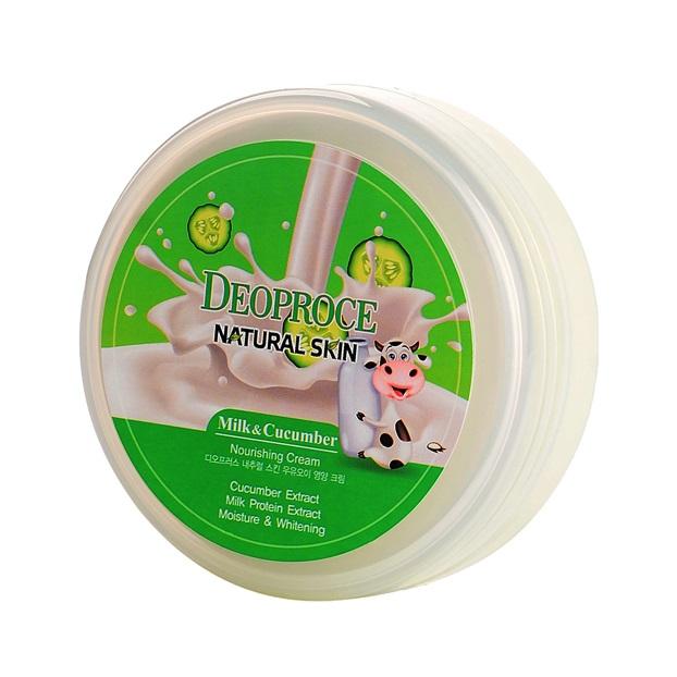 DEOPROCE MOISTURE MILK CUCUMBER CREAM Увлажняющий крем для лица с экстрактами огурца и молочного протеина 100г
DEOPROCE MOISTURE MILK CUCUMBER CREAM Увлажняющий крем для лица с экстрактами огурца и молочного протеина 100г