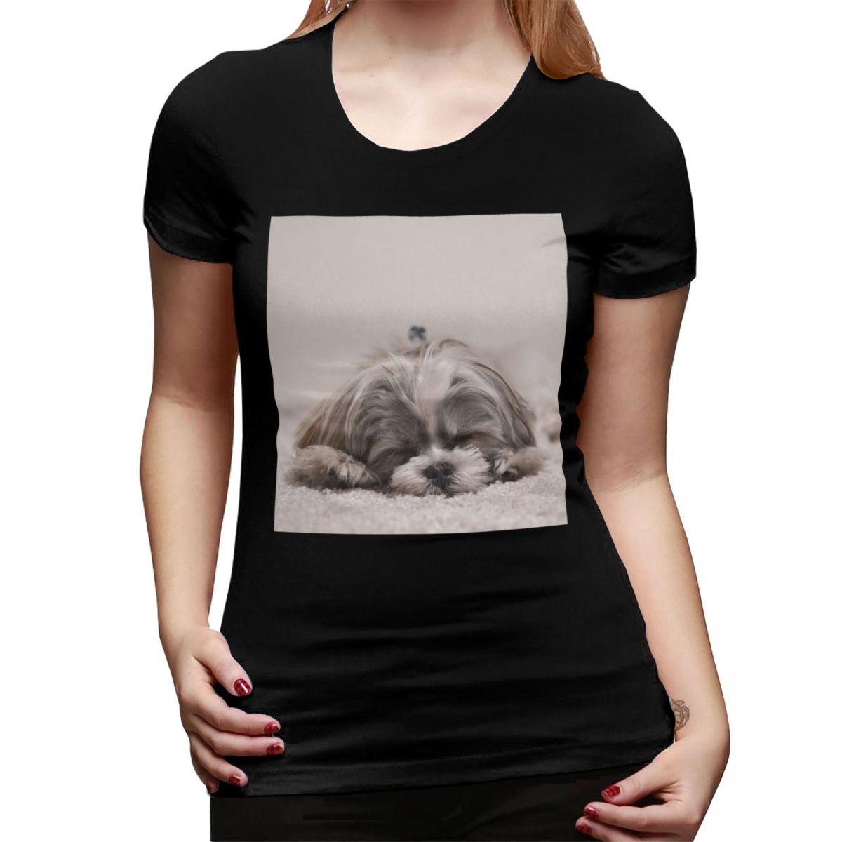Shih Tzu Sleeping TShirt for Women Round Neck Streetwear T Shirts Womens Short Sleeve Summer Clothes Tops 2XL
Shih Tzu Sleeping TShirt for Women Round Neck Streetwear T Shirts Womens Short Sleeve Summer Clothes Tops 2XL