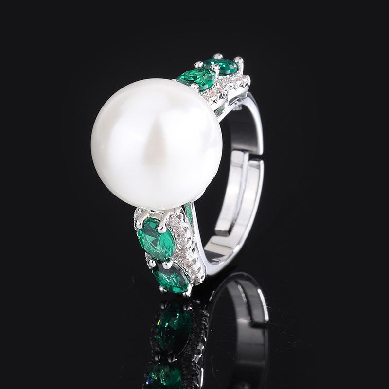 Jewelry Copper Platinum Plated Simulation Color Treasure Inlaid Austrian Fritillary Pearl Temperament Women S Ring 14Mm
Jewelry Copper Platinum Plated Simulation Color Treasure Inlaid Austrian Fritillary Pearl Temperament Women S Ring 14Mm