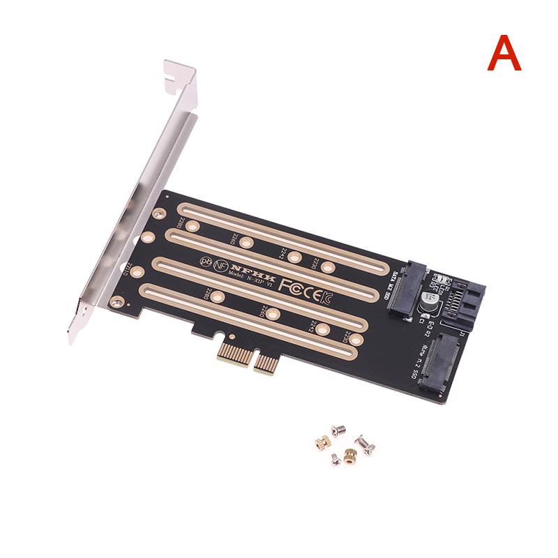 1 шт. Адаптер NVMe M.2 SSD до PCIe 3.0 4.0 X4, SATA M.2 SSD до SATA, подвійного призначення
1 шт. Адаптер NVMe M.2 SSD до PCIe 3.0 4.0 X4, SATA M.2 SSD до SATA, подвійного призначення