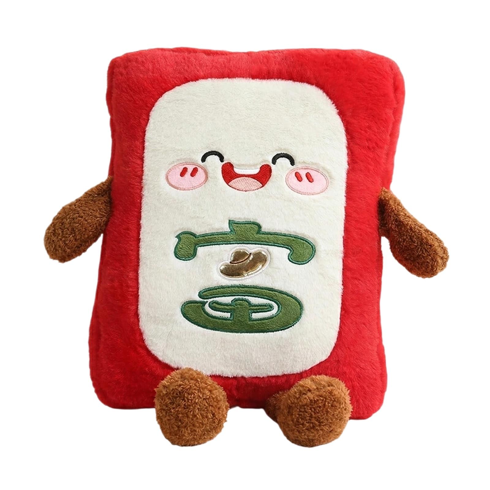 Plush Mahjong Tile Pillow Soft Stuffed Cushion Decorative Toy for Home Office Car 30x37cm Square Shape with Embroidered Design One Size
Plush Mahjong Tile Pillow Soft Stuffed Cushion Decorative Toy for Home Office Car 30x37cm Square Shape with Embroidered Design One Size