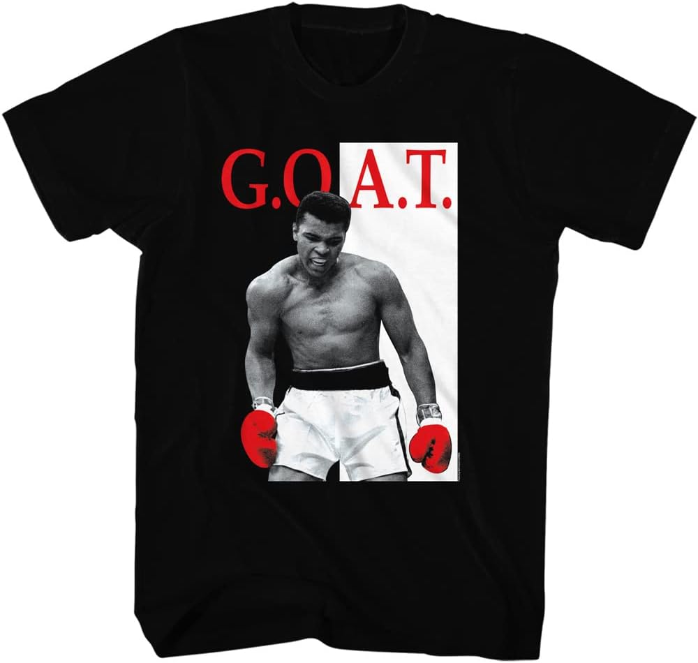 Muhammad Ali T Shirt Heavyweight Champion Goat Adult Short Sleeve T-Shirts Graphic Tees Boxing Shirt 5XL різнокольоровий
Muhammad Ali T Shirt Heavyweight Champion Goat Adult Short Sleeve T-Shirts Graphic Tees Boxing Shirt 5XL різнокольоровий