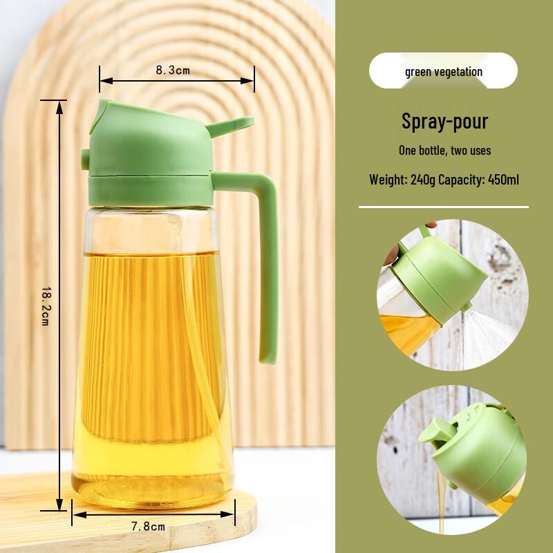 ZISIZ Spray & Pour Glass Oil Dispenser Bottle
ZISIZ Spray & Pour Glass Oil Dispenser Bottle