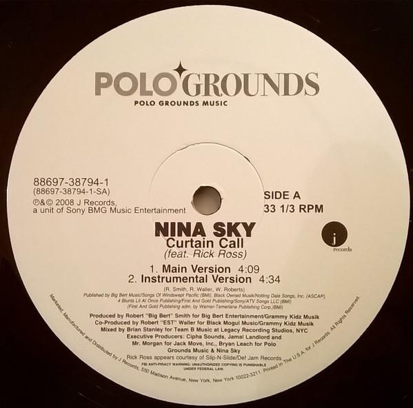12inch Record NINA SKY, RICK ROSS - Curtain Call 88697387941 Polo Grounds Mu 2008 US Rap & Hip-Hop/R&B Used
12inch Record NINA SKY, RICK ROSS - Curtain Call 88697387941 Polo Grounds Mu 2008 US Rap & Hip-Hop/R&B Used
