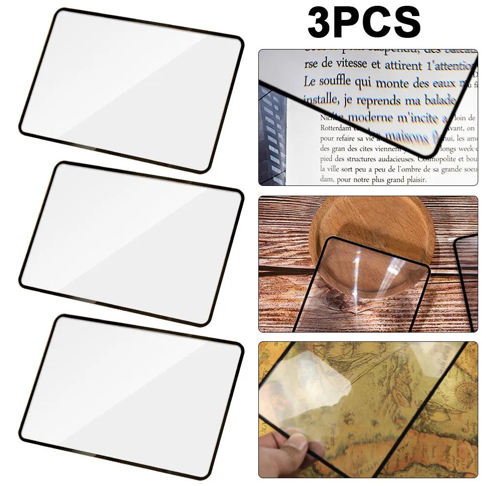 A5 Full Page Large Sheet Magnifier Magnifying Glass Reading Aid Lens Fresnel Ne Reading Glass Lens Book Page Magnification X3
A5 Full Page Large Sheet Magnifier Magnifying Glass Reading Aid Lens Fresnel Ne Reading Glass Lens Book Page Magnification X3