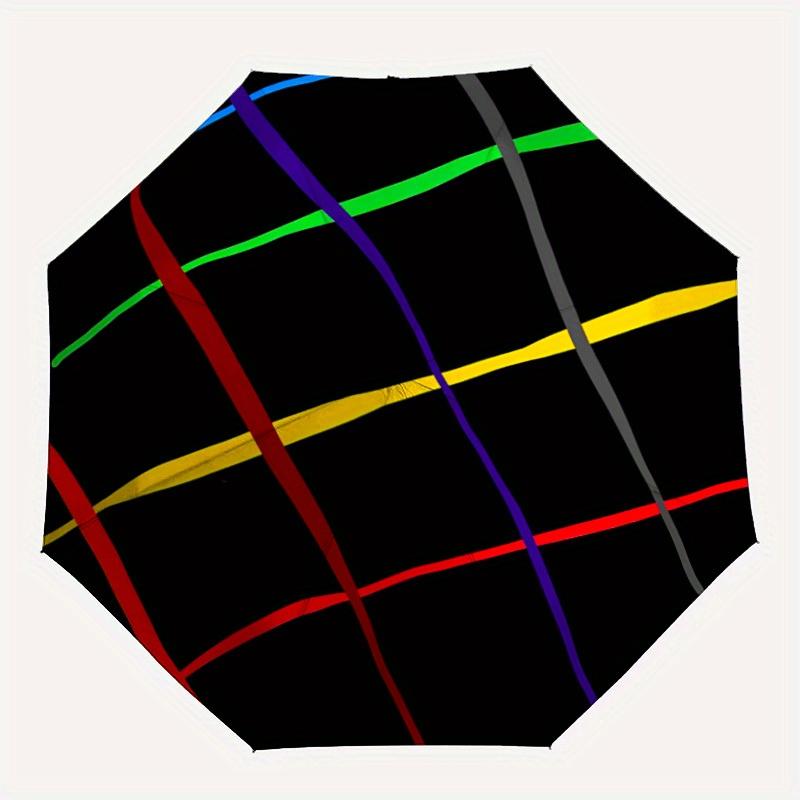 1pc Colorful Stripes Automatic Open, Sturdy Iron Frame, Compact Folding Design, All-Season Portable Umbrella for Women & Men yy250801067
1pc Colorful Stripes Automatic Open, Sturdy Iron Frame, Compact Folding Design, All-Season Portable Umbrella for Women & Men yy250801067