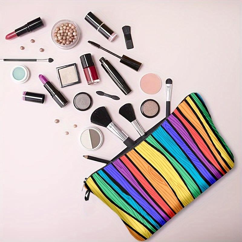 1pc Rainbow Stripe Pattern Print Makeup Storage Bag, Multifunctional Travel Cosmetic Storage Bag Organizer for Women Teenage Girls Xmas Gift
1pc Rainbow Stripe Pattern Print Makeup Storage Bag, Multifunctional Travel Cosmetic Storage Bag Organizer for Women Teenage Girls Xmas Gift