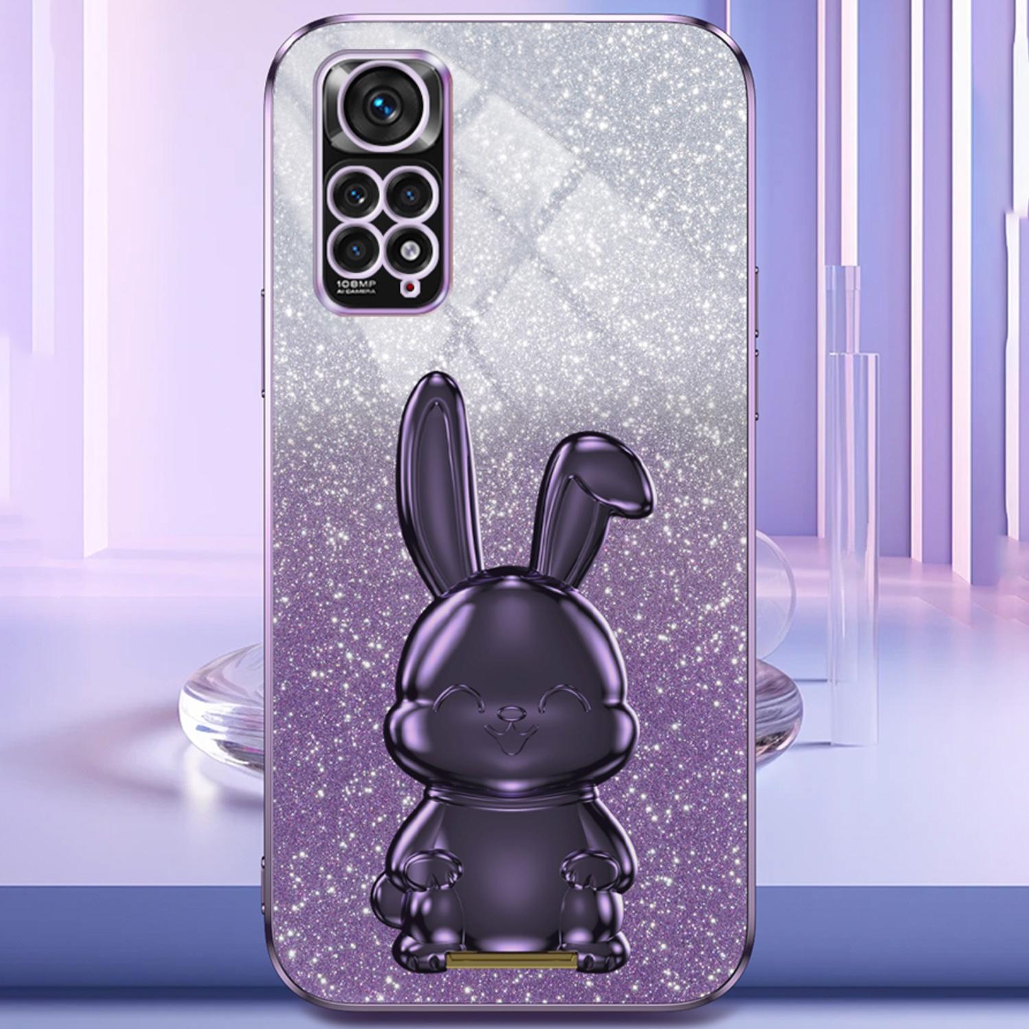 For Xiaomi Redmi Note 11S 4G Cell Phone Case Pull-out Kickstand Cute Rabbit Protection Cover Purple
For Xiaomi Redmi Note 11S 4G Cell Phone Case Pull-out Kickstand Cute Rabbit Protection Cover Purple