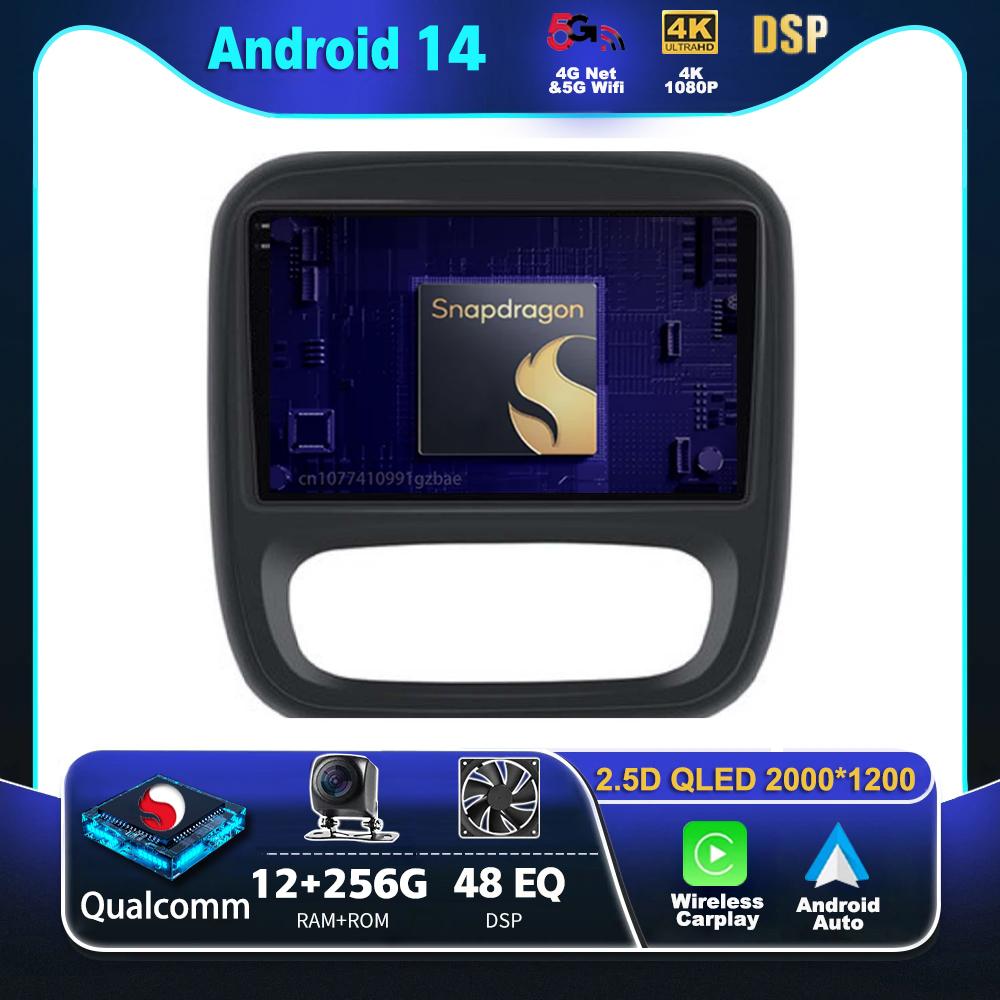 Android 14 Carplay Car Radio For Renault Traffic 3 2014 - 2021 For Opel Vivaro B 2014 - 2018 Multimedia Video Player GPS Stereo
Android 14 Carplay Car Radio For Renault Traffic 3 2014 - 2021 For Opel Vivaro B 2014 - 2018 Multimedia Video Player GPS Stereo