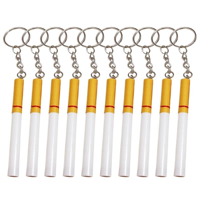 10pcs Fashion Simulated Cigarettes Charm Keychains Hanging Ornament Pendant Car Keyring Backpack Decoration Bag Charm
10pcs Fashion Simulated Cigarettes Charm Keychains Hanging Ornament Pendant Car Keyring Backpack Decoration Bag Charm