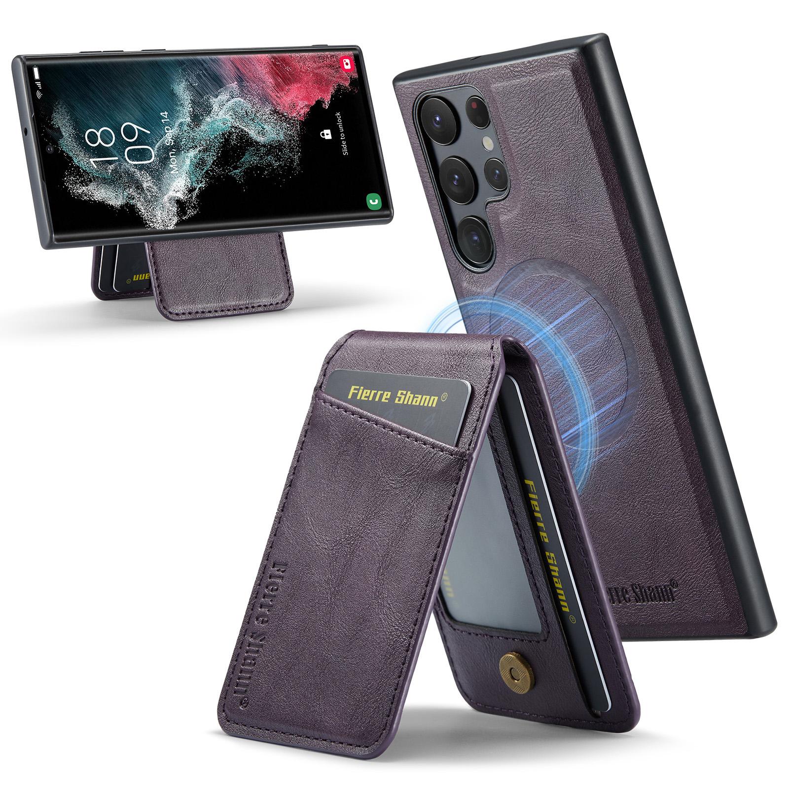 025 Style For Samsung Galaxy S22 Ultra 5G Case RFID Blocking Leather+TPU Phone Cover Detachable Purple
025 Style For Samsung Galaxy S22 Ultra 5G Case RFID Blocking Leather+TPU Phone Cover Detachable Purple
