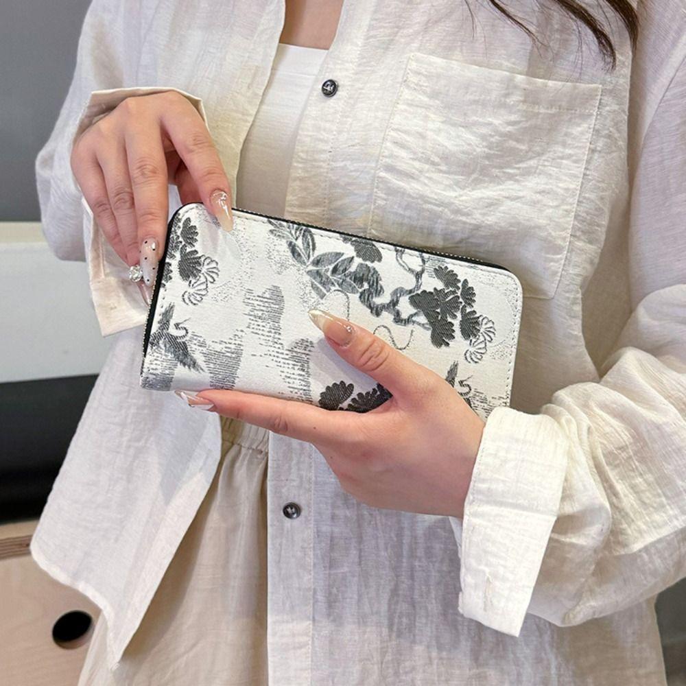 Multiple Card Slots Women Card Holder Clutch Bag PU Leather Coin Purse Floral Long Wallet Travel чорний
Multiple Card Slots Women Card Holder Clutch Bag PU Leather Coin Purse Floral Long Wallet Travel чорний