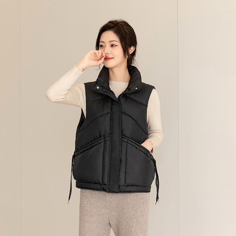 Women s Winter Down-Cotton Vest Outer Wear 2024 Fashionable Versatile Warm Gilet Jacket Maillard Style S чорний
Women s Winter Down-Cotton Vest Outer Wear 2024 Fashionable Versatile Warm Gilet Jacket Maillard Style S чорний