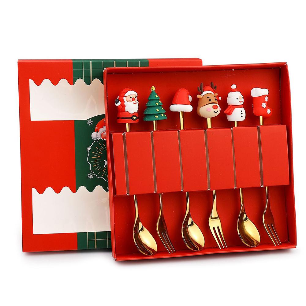 4/6 шт. Год рождественских ложек и вилок, рождественские украшения для дома, рождественские подарки, рождественская посуда Navidad, декор для детских подарков 6pcs-07
4/6 шт. Год рождественских ложек и вилок, рождественские украшения для дома, рождественские подарки, рождественская посуда Navidad, декор для детских подарков 6pcs-07