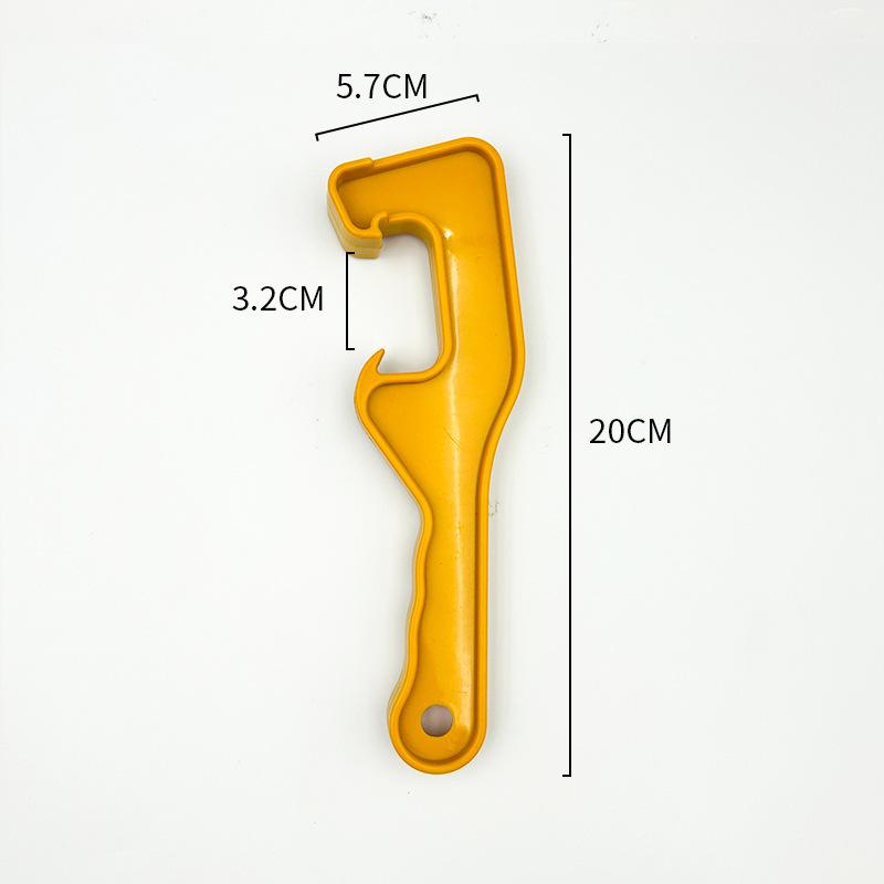 Manual Can Opener Labor Saving Household Plastic Opening Tool for Gallon Honey Bucket Pail Cap Paint Barrel Lid Removal Wrench жовтий
Manual Can Opener Labor Saving Household Plastic Opening Tool for Gallon Honey Bucket Pail Cap Paint Barrel Lid Removal Wrench жовтий