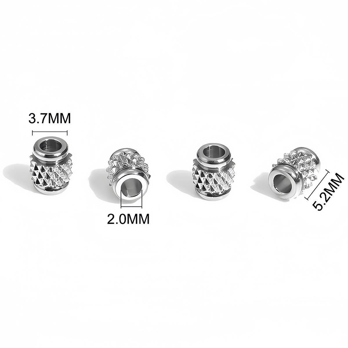 5/10PCS Stainless Steel Big Hole Spacer Beads 18K Gold Texture Loose Tube for DIY Bracelets Necklace Jewelry Making Supplies 5 PCS
5/10PCS Stainless Steel Big Hole Spacer Beads 18K Gold Texture Loose Tube for DIY Bracelets Necklace Jewelry Making Supplies 5 PCS