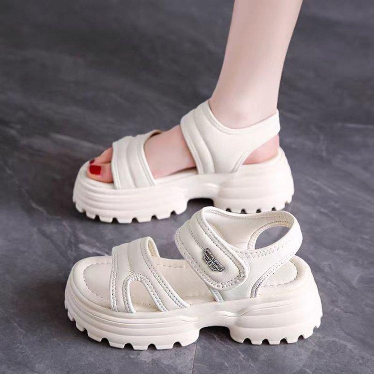 Velcro muffin platform sandals fairy summer fairy wind 2025 new heightening versatile casual roman beach shoes 40
Velcro muffin platform sandals fairy summer fairy wind 2025 new heightening versatile casual roman beach shoes 40