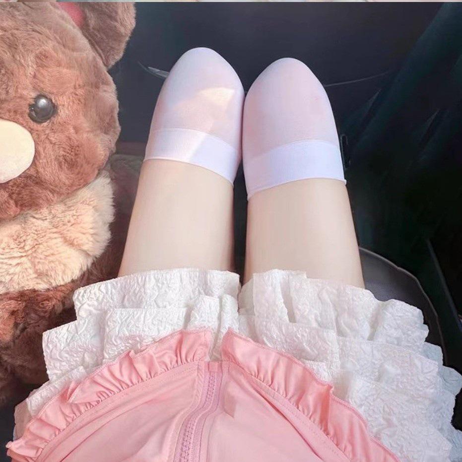 Japanese Kawaii Print Over-the-Knee Silk Socks - Black & White (Spring/Summer) Check Pattern with Customer Service
Japanese Kawaii Print Over-the-Knee Silk Socks - Black & White (Spring/Summer) Check Pattern with Customer Service