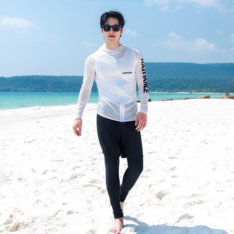 2025 Colorblock Couple Surfing Swimwear: Long Sleeve Top & Pants Set for Beach & Diving M
2025 Colorblock Couple Surfing Swimwear: Long Sleeve Top & Pants Set for Beach & Diving M