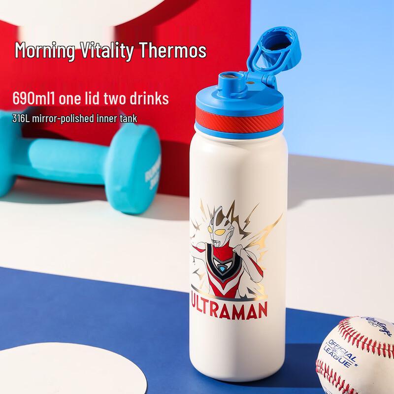BEDDYBEAR Kids Double-Drink Insulated Water Bottle 690ml
BEDDYBEAR Kids Double-Drink Insulated Water Bottle 690ml