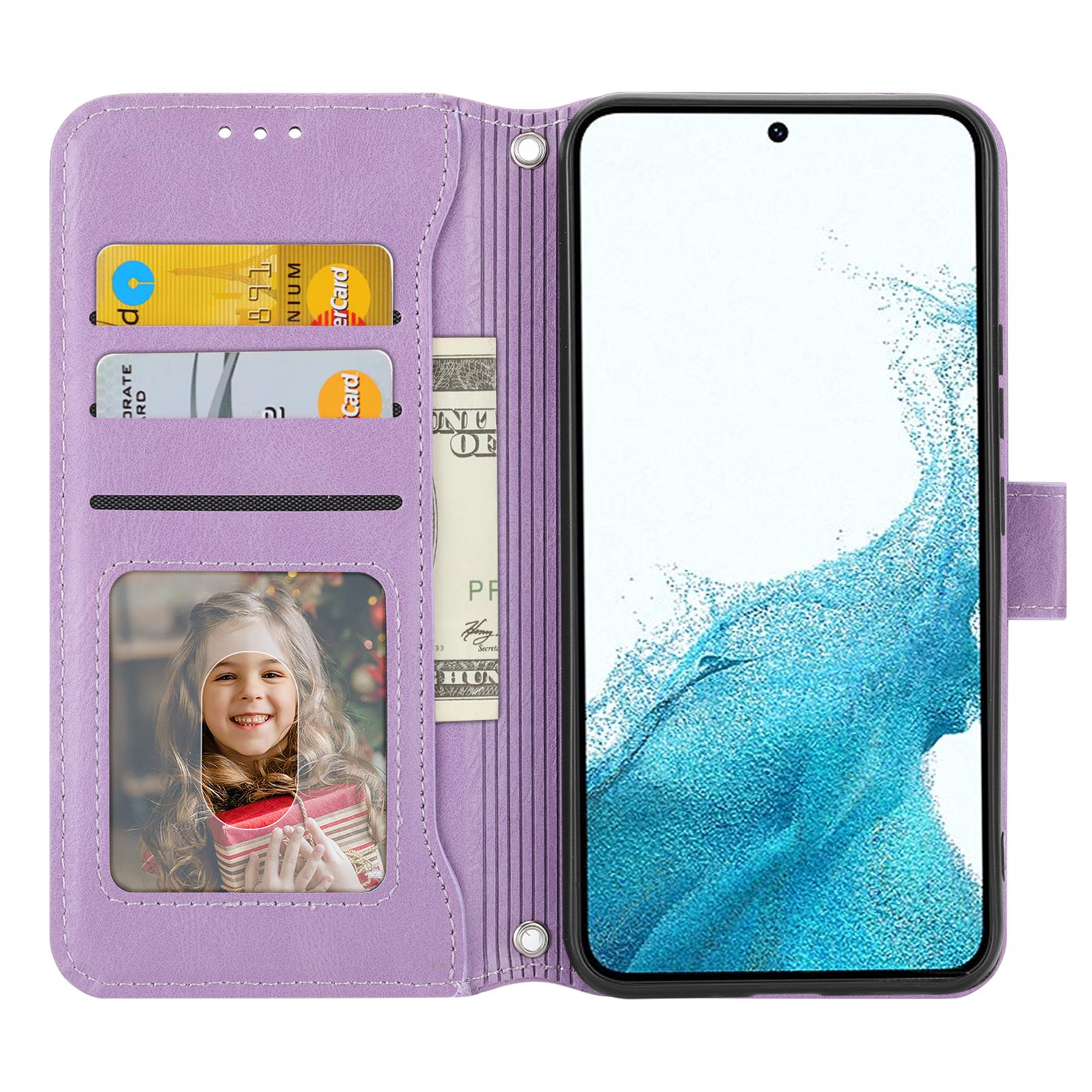For Samsung Galaxy A25 5G (Global) (161.0 x 76.5 x 8.3mm) Case Zipper Pocket Anti-fall Leather Stand Phone Shell with 2 Straps Purple
For Samsung Galaxy A25 5G (Global) (161.0 x 76.5 x 8.3mm) Case Zipper Pocket Anti-fall Leather Stand Phone Shell with 2 Straps Purple