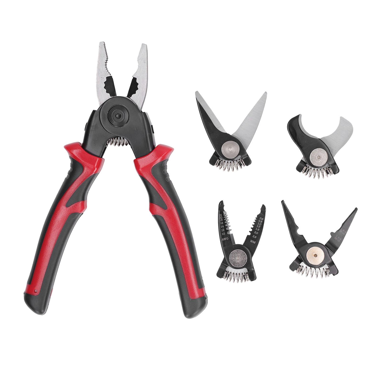 5 in 1 Wire Stripper Prevent Slip Handle Shear Pliers Wire Crimping Tool for Electrician
5 in 1 Wire Stripper Prevent Slip Handle Shear Pliers Wire Crimping Tool for Electrician