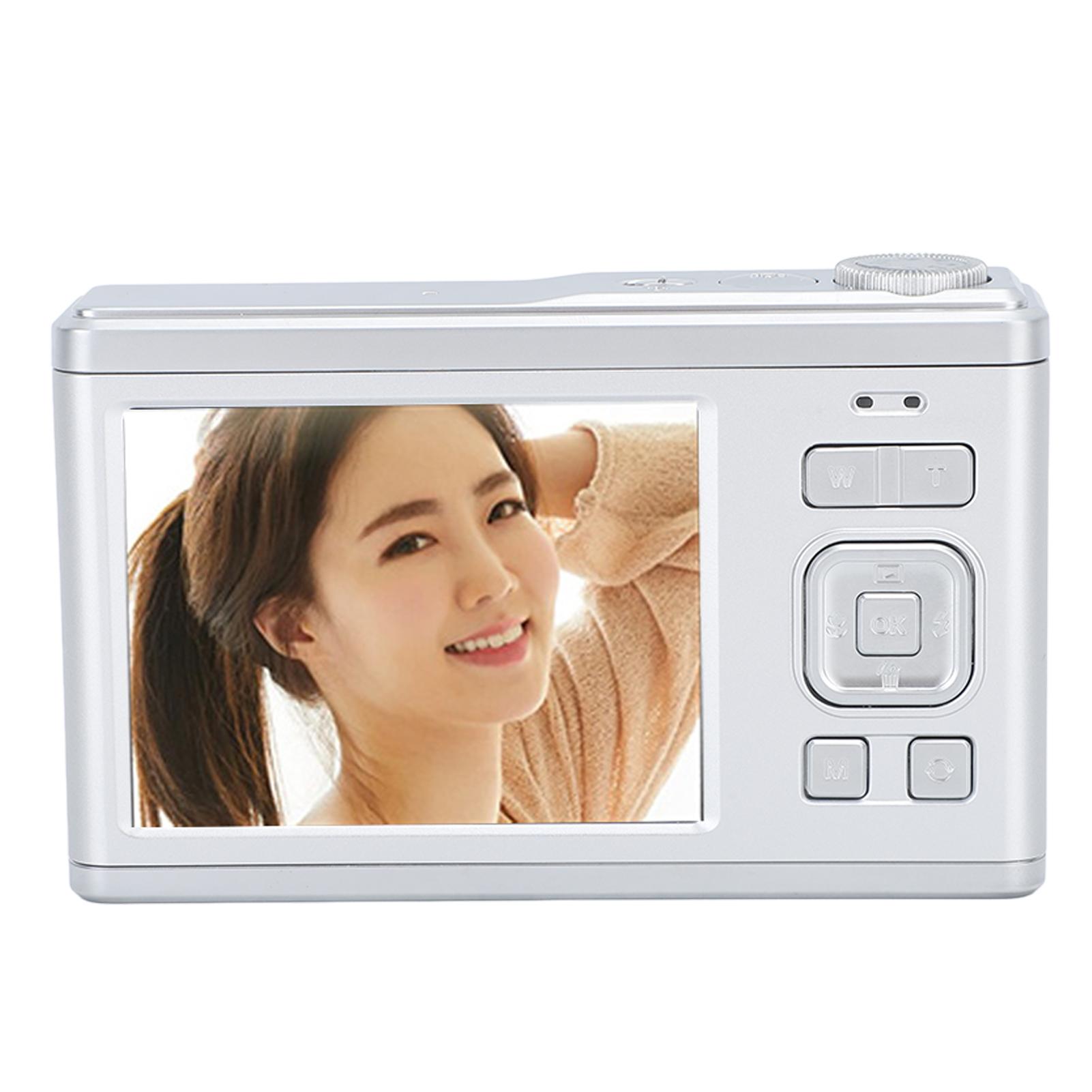 4K Digital Camera Dual HD IPS Screen 10x Optical Zoom Autofocus Retro Compact Digital Camera with Telescopic Lens for срібний
4K Digital Camera Dual HD IPS Screen 10x Optical Zoom Autofocus Retro Compact Digital Camera with Telescopic Lens for срібний