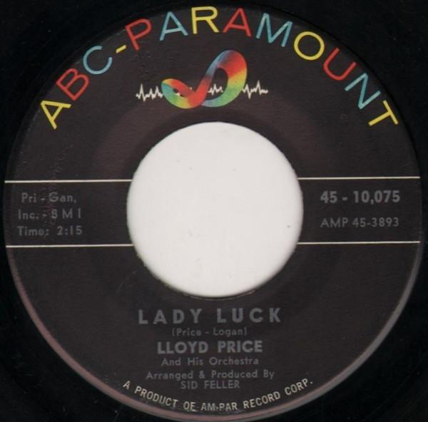 7-дюймовая пластинка LLOYD PRICE & HIS ORCHESTRA - Lady Luck / Never Let Me Go 4510075 ABC-Paramount 1960 US Рок Б/У
7-дюймовая пластинка LLOYD PRICE & HIS ORCHESTRA - Lady Luck / Never Let Me Go 4510075 ABC-Paramount 1960 US Рок Б/У