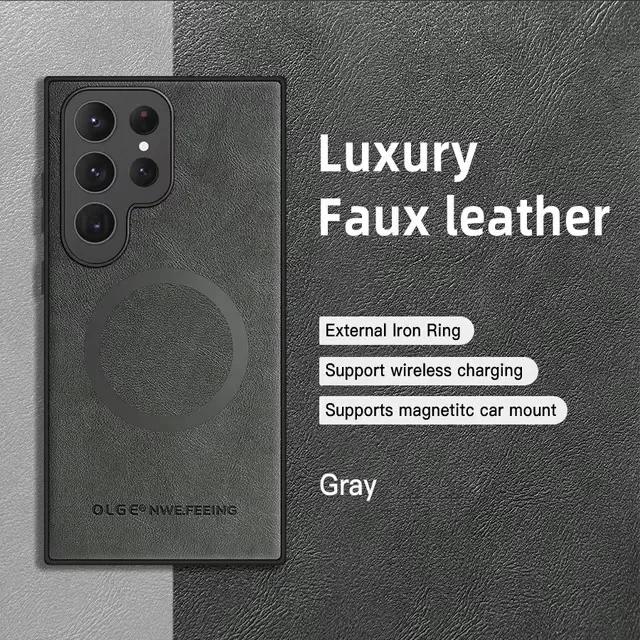 Кожаный магнитный чехол для телефона Samsung Galaxy S25 Plus S23 S24 FE S22 S21 S20 Note20 Ultra для чехла с беспроводной зарядкой Magsafe For S25Ultra коричневый
Кожаный магнитный чехол для телефона Samsung Galaxy S25 Plus S23 S24 FE S22 S21 S20 Note20 Ultra для чехла с беспроводной зарядкой Magsafe For S25Ultra коричневый